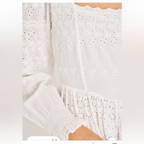 NEW LOVESHACKFANCY preslina dress in true white - Picture 2 of 14